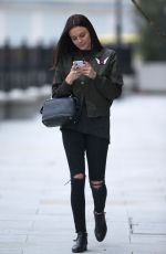 EMILY BLACKWELL Out and About in London 02/08/2017
