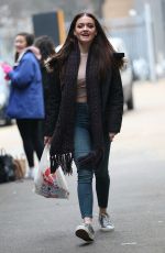 EMILY MIDDLEMAS Arrives at X-Factor Live Tour 2017 Rehearsals in London 02/09/2017