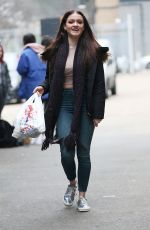 EMILY MIDDLEMAS Arrives at X-Factor Live Tour 2017 Rehearsals in London 02/09/2017