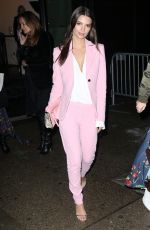 EMILY RATAJKOWSKI at Altuzarra Fashion Show at New York Fashion Week 02/12/2017