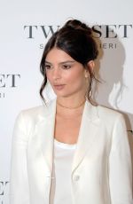 EMILY RATAJKOWSKI at Twinset Simona Barbieri Event in Milan 02/21/2017