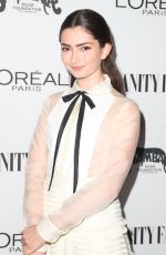 EMILY ROBINSON at Vanity Fair and L’Oreal Paris Toast to Young Hollywood in West Hollywood 02/21/2017