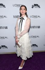 EMILY ROBINSON at Vanity Fair and L’Oreal Paris Toast to Young Hollywood in West Hollywood 02/21/2017