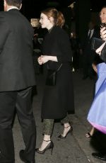 EMMA STONE Arrives at Women in Film Pre-oscar Party in Los Angeles 02/24/2017