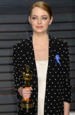 EMMA STONE at 2017 Vanity Fair Oscar Party in Beverly Hills 02/26/2017
