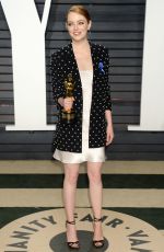 EMMA STONE at 2017 Vanity Fair Oscar Party in Beverly Hills 02/26/2017