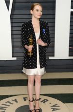 EMMA STONE at 2017 Vanity Fair Oscar Party in Beverly Hills 02/26/2017