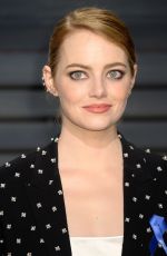 EMMA STONE at 2017 Vanity Fair Oscar Party in Beverly Hills 02/26/2017