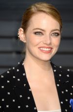 EMMA STONE at 2017 Vanity Fair Oscar Party in Beverly Hills 02/26/2017
