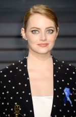 EMMA STONE at 2017 Vanity Fair Oscar Party in Beverly Hills 02/26/2017