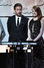 EMMA STONE at 69th Annual Directors Guild of America Awards in Beverly Hills 02/04/2017