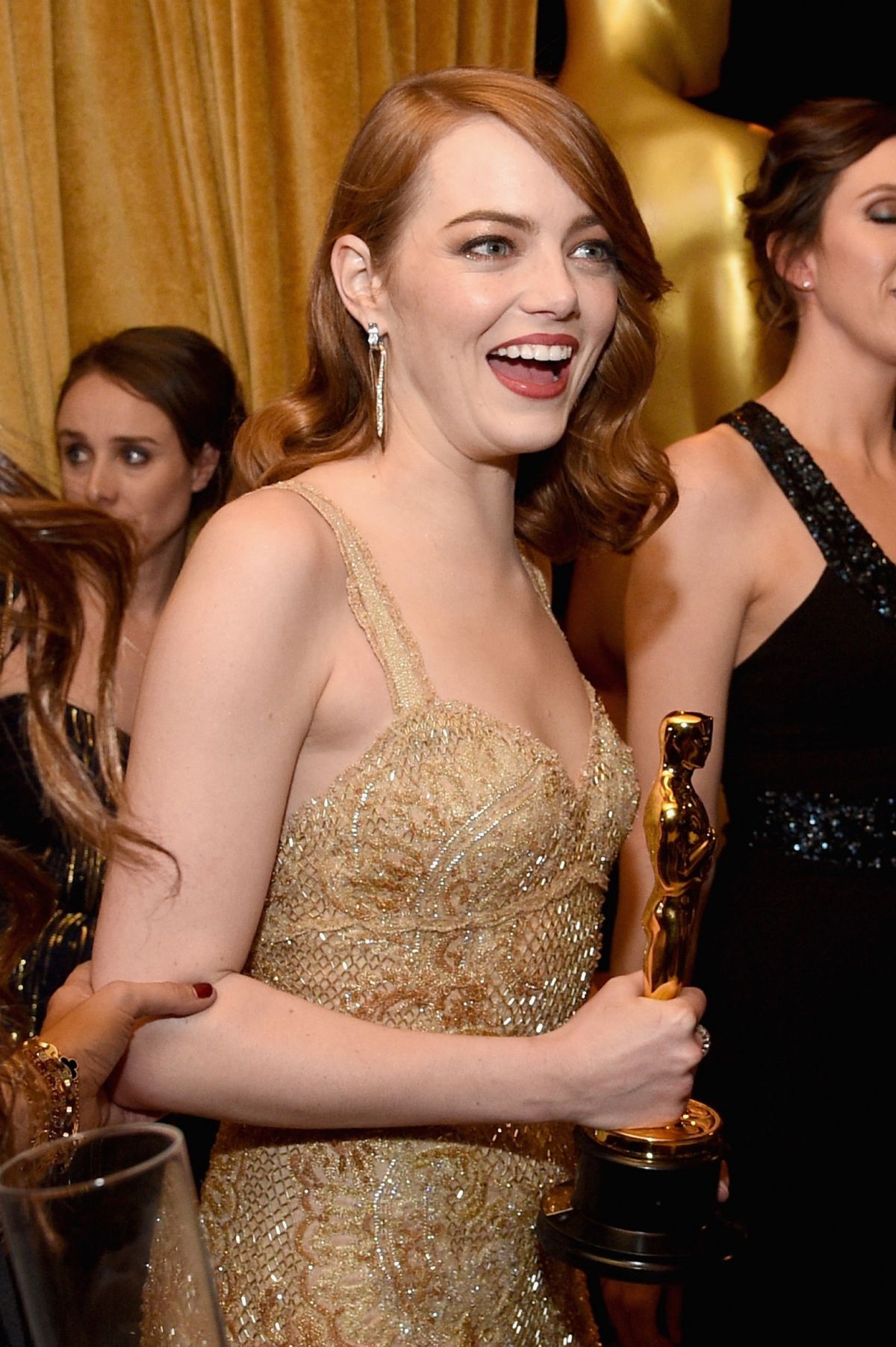 EMMA STONE at 89th Annual Academy Awards Governors Ball 02/26/2017 ...