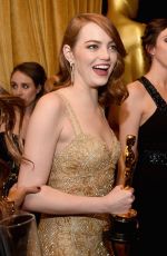 EMMA STONE at 89th Annual Academy Awards Governors Ball 02/26/2017