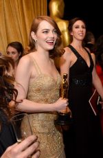 EMMA STONE at 89th Annual Academy Awards Governors Ball 02/26/2017