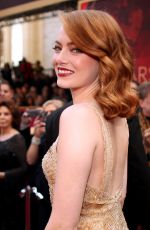 EMMA STONE at 89th Annual Academy Awards in Hollywood 02/26/2017