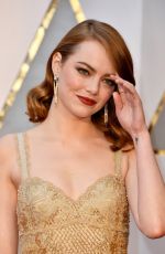 EMMA STONE at 89th Annual Academy Awards in Hollywood 02/26/2017