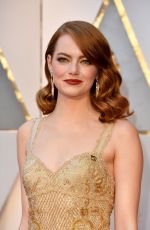 EMMA STONE at 89th Annual Academy Awards in Hollywood 02/26/2017