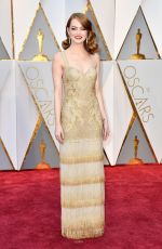 EMMA STONE at 89th Annual Academy Awards in Hollywood 02/26/2017