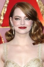 EMMA STONE at 89th Annual Academy Awards in Hollywood 02/26/2017