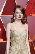 EMMA STONE at 89th Annual Academy Awards in Hollywood 02/26/2017