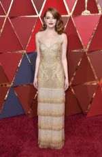 EMMA STONE at 89th Annual Academy Awards in Hollywood 02/26/2017