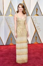 EMMA STONE at 89th Annual Academy Awards in Hollywood 02/26/2017