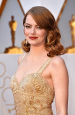 EMMA STONE at 89th Annual Academy Awards in Hollywood 02/26/2017