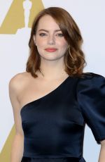 EMMA STONE at Academy Awards Nominee Luncheon in Beverly Hills 02/06/2017