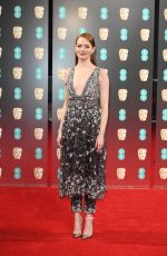 EMMA STONE at Bafta 2017 Awards in London 02/12/2017