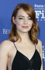 EMMA STONE at Outstanding Performers Tribute at 32nd Santa Barbara International Film Festival 02/03/2017