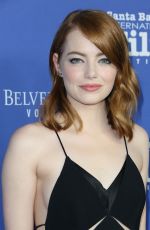 EMMA STONE at Outstanding Performers Tribute at 32nd Santa Barbara International Film Festival 02/03/2017