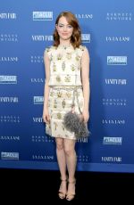 EMMA STONE at Vanity Fair Private Dinner in Celebration of La La Land in Los Angeles 02/22/2017