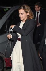 EMMA WATSON Arrives at Beauty and the Beast Premiere After Party in London 02/23/2017