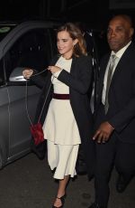 EMMA WATSON Arrives at Beauty and the Beast Premiere After Party in London 02/23/2017
