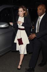 EMMA WATSON Arrives at Beauty and the Beast Premiere After Party in London 02/23/2017