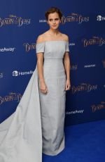 EMMA WATSON at Beauty and the Beast Premiere in London 02/23/2017