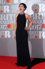 EMMA WILLIS at Brit Awards 2017 in London 02/22/2017