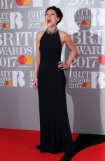 EMMA WILLIS at Brit Awards 2017 in London 02/22/2017