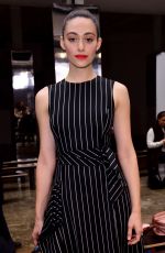 EMMY ROSSUM at Carolina Herrera Fashion Show in New York 02/11/2017