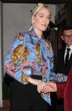 ERIKA JAYNE Out for Dinner in Los Angeles 01/31/2017