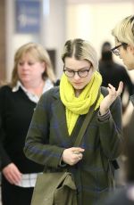 EVAN RACHEL WOOD at LAX Airport in Los Angeles 02/19/2107