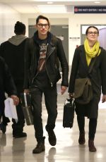 EVAN RACHEL WOOD at LAX Airport in Los Angeles 02/19/2107