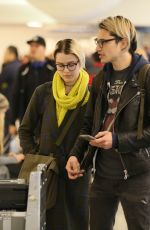EVAN RACHEL WOOD at LAX Airport in Los Angeles 02/19/2107