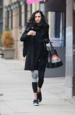 FAMKE JANSSEN Out and About in New York 01/31/2017