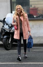FEARNE COTTON Arrives at BBC Radio 2 in London 02/16/2017