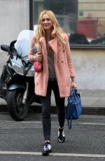 FEARNE COTTON Arrives at BBC Radio 2 in London 02/16/2017