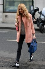 FEARNE COTTON Arrives at BBC Radio 2 in London 02/16/2017
