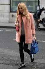 FEARNE COTTON Arrives at BBC Radio 2 in London 02/16/2017