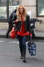 FEARNE COTTON Arrives at BBC Radio 2 Studios in London 02/14/2017