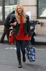 FEARNE COTTON Arrives at BBC Radio 2 Studios in London 02/14/2017